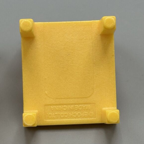 Sylvanian Families Calico Critters Yellow Table 2 Chairs Replacement Toy Parts - Picture 7 of 10